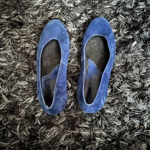 Well Worn Blue Flats